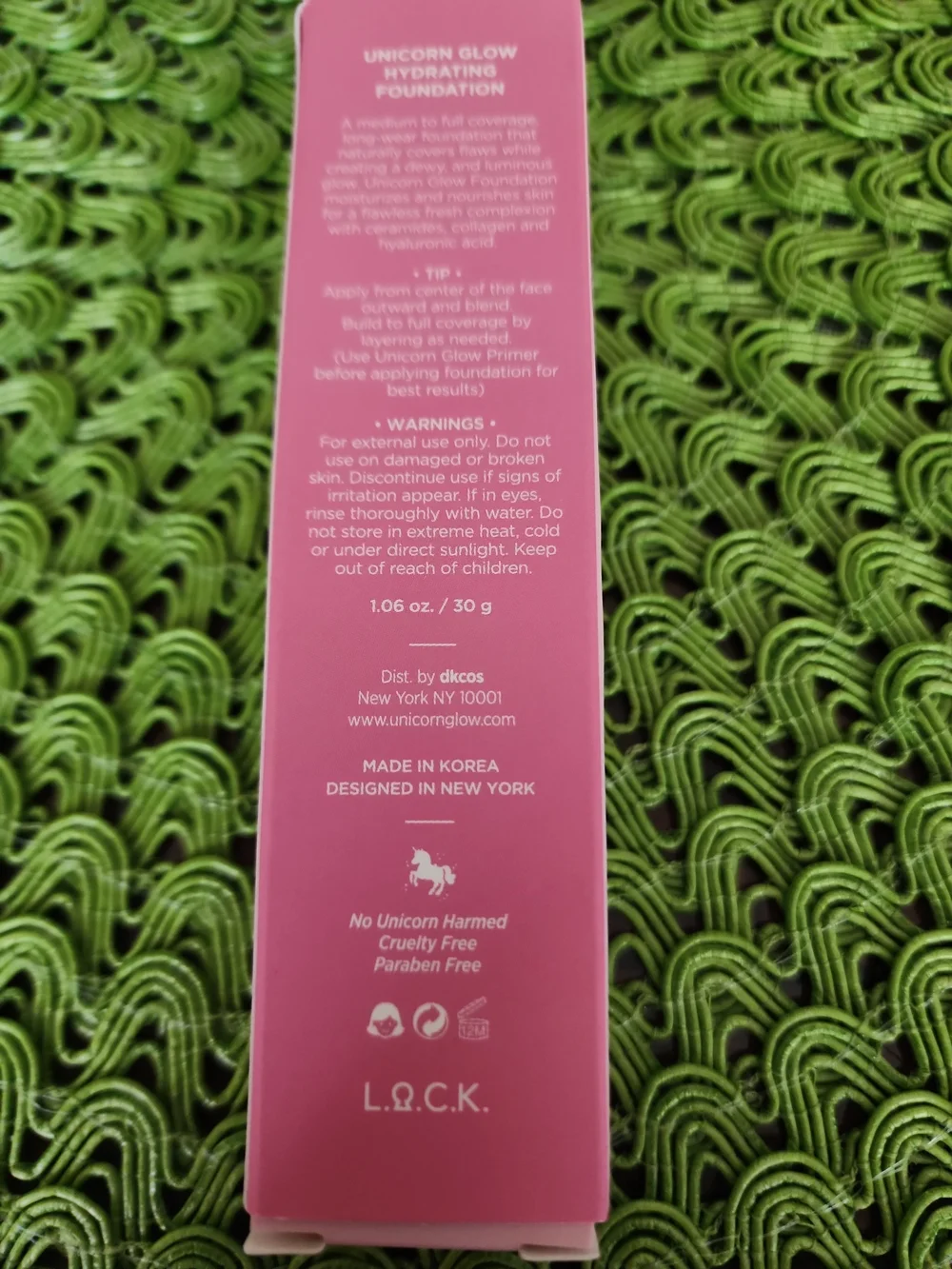 Unicorn Glow Hydrating Foundation – Medium to Full Coverage | Made in Korea